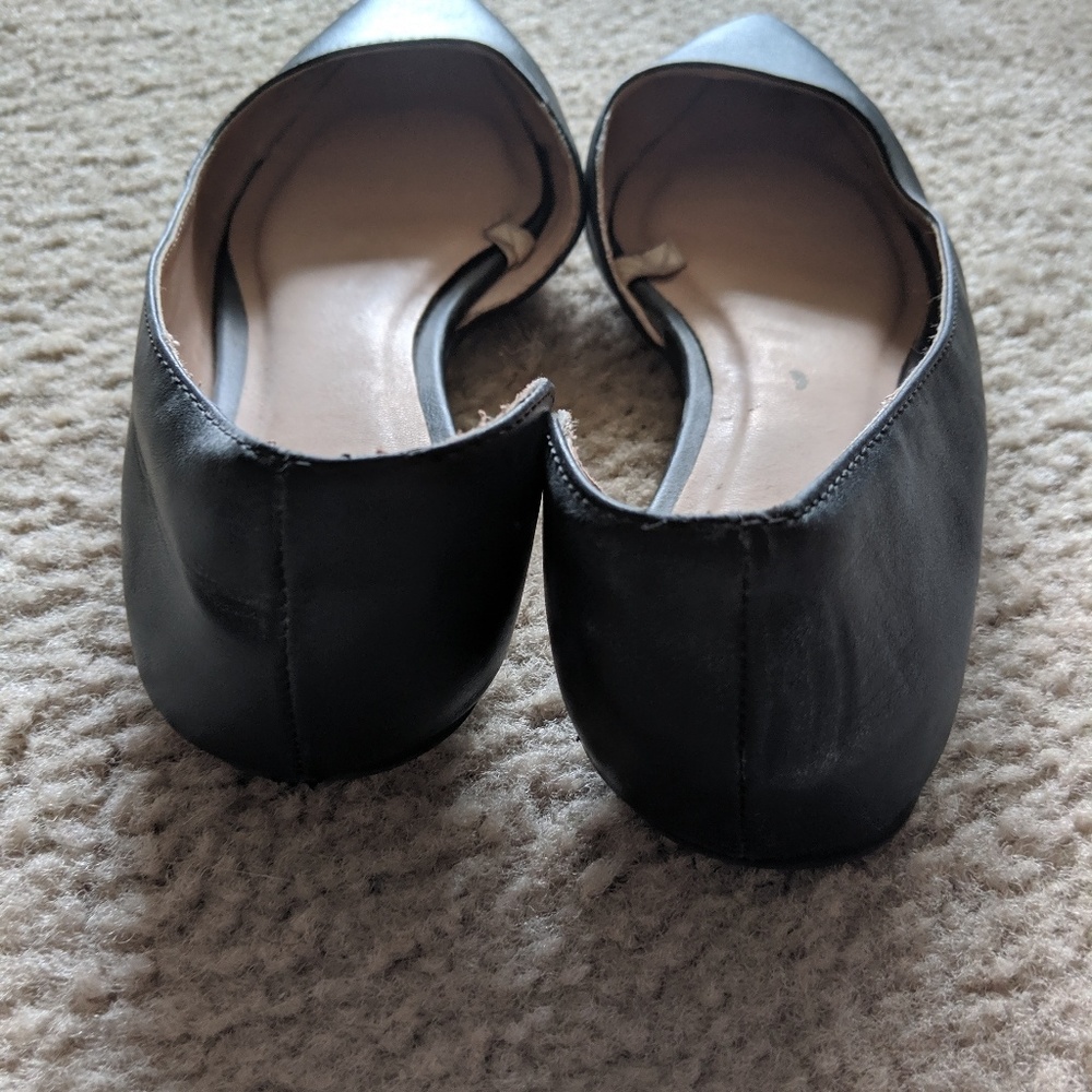 Pointed Toe Open Flats - Picture 3 of 6